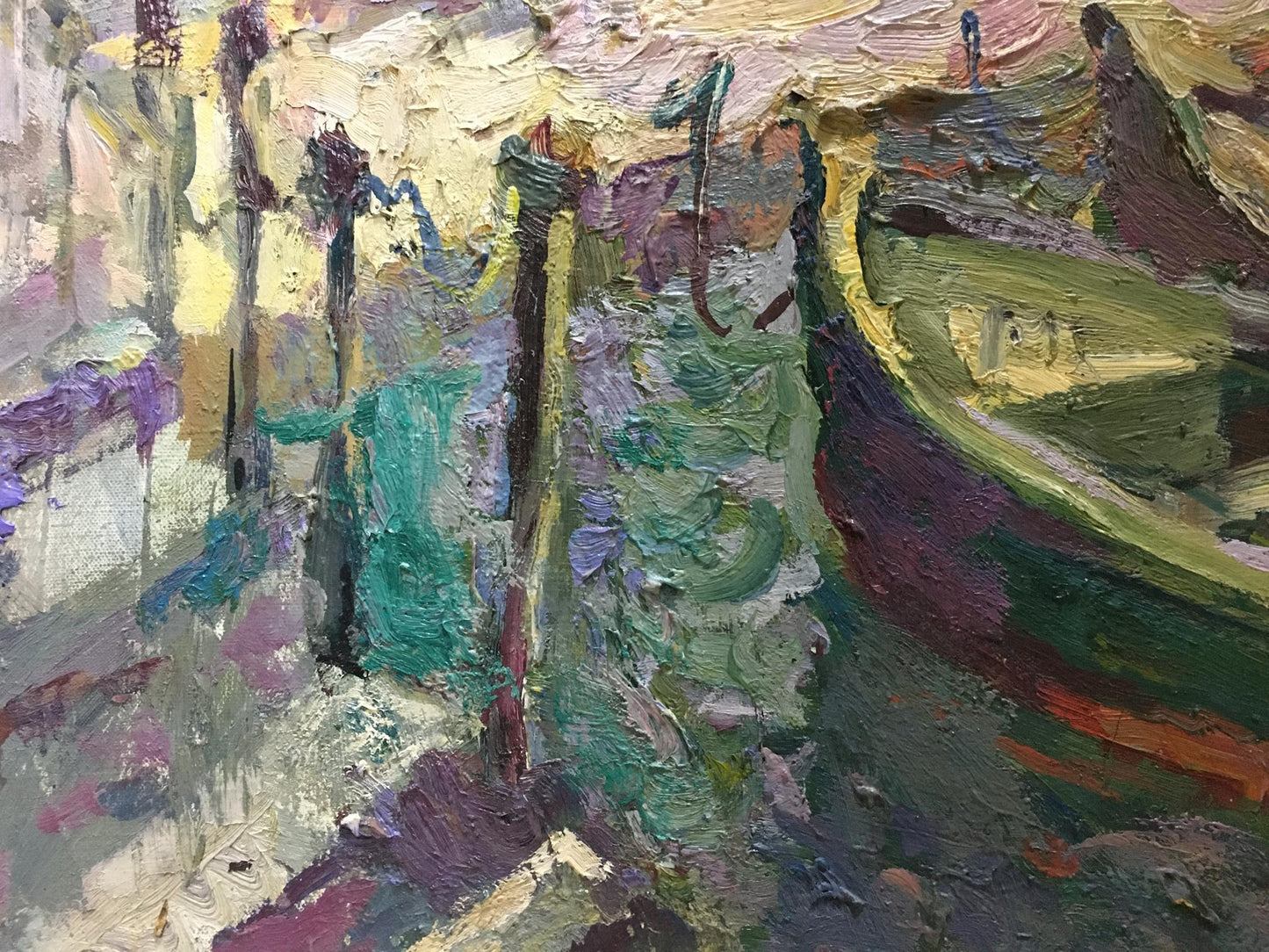 Vibrant impressionist Night Balaclava oil painting by Karpov Andrey Karpov Nikolay Mikhailovich