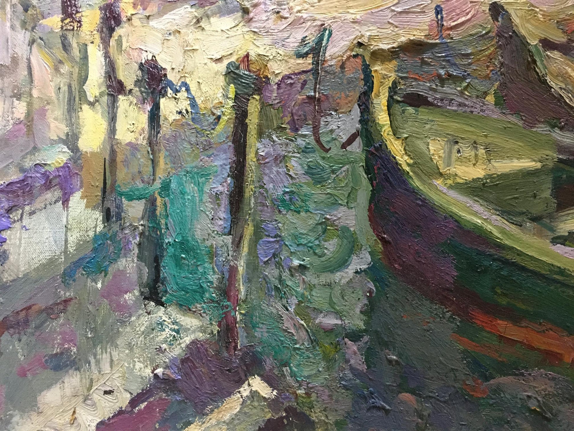 Vibrant impressionist Night Balaclava oil painting by Karpov Andrey Karpov Nikolay Mikhailovich