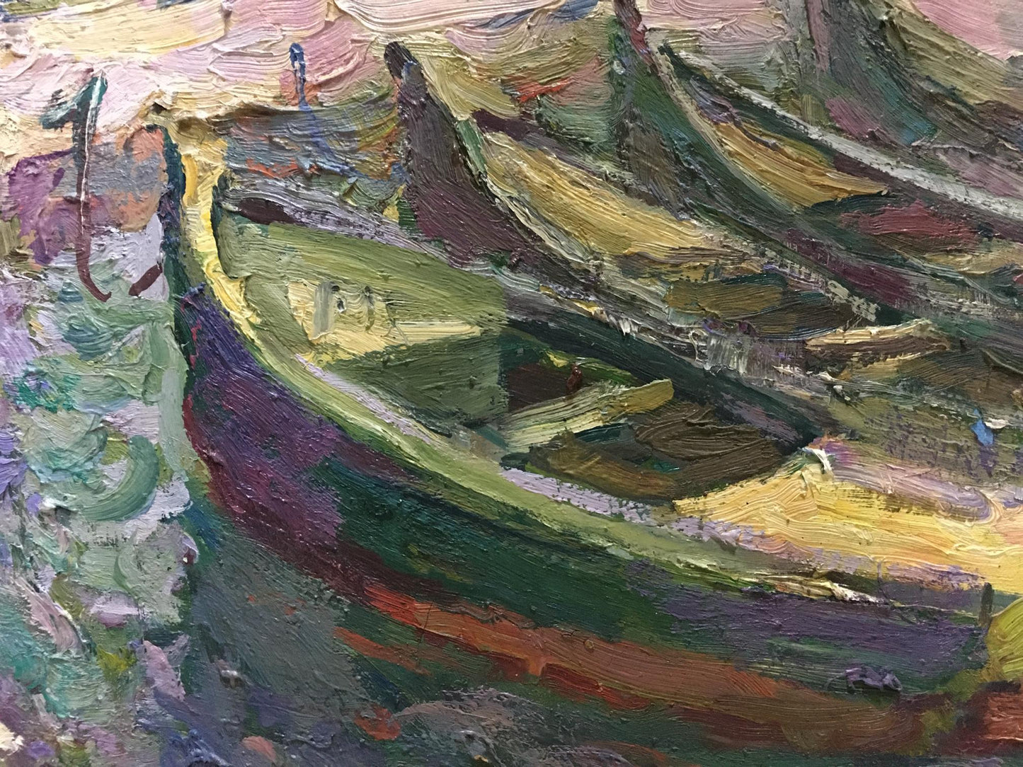 Textured impressionist oil painting of Night Balaclava by Andrey Karpov on balaclava
