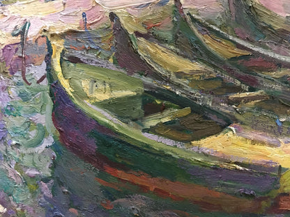 Textured impressionist oil painting of Night Balaclava by Andrey Karpov on balaclava