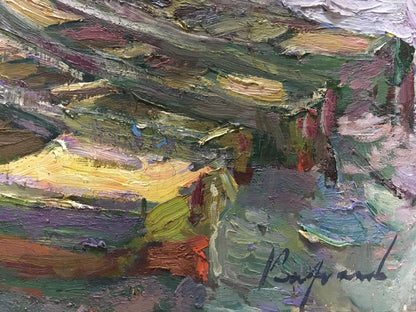 Textured impressionistic oil painting balaclava by Karpov Andrey Karpov Nikolay Mikhailovich