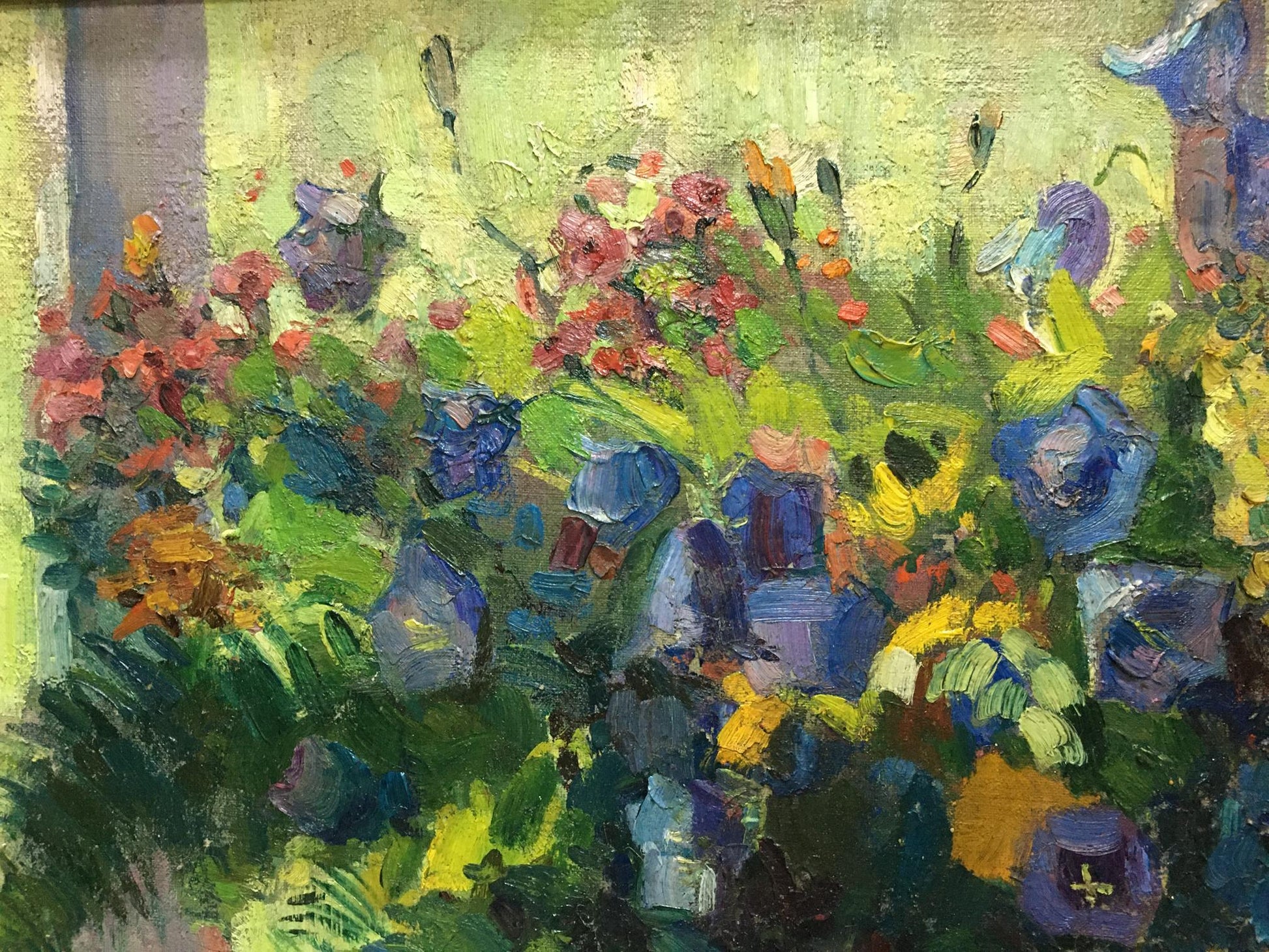 Vibrant oil painting of Forest Flowers by Nesukai Vera Yakovlevna