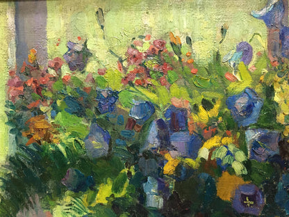 Vibrant oil painting of Forest Flowers by Nesukai Vera Yakovlevna