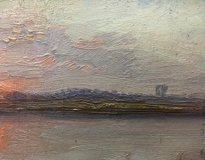 Oil painting The Sun is rising by Zhezher Anatoly Mikhailovich serene landscape