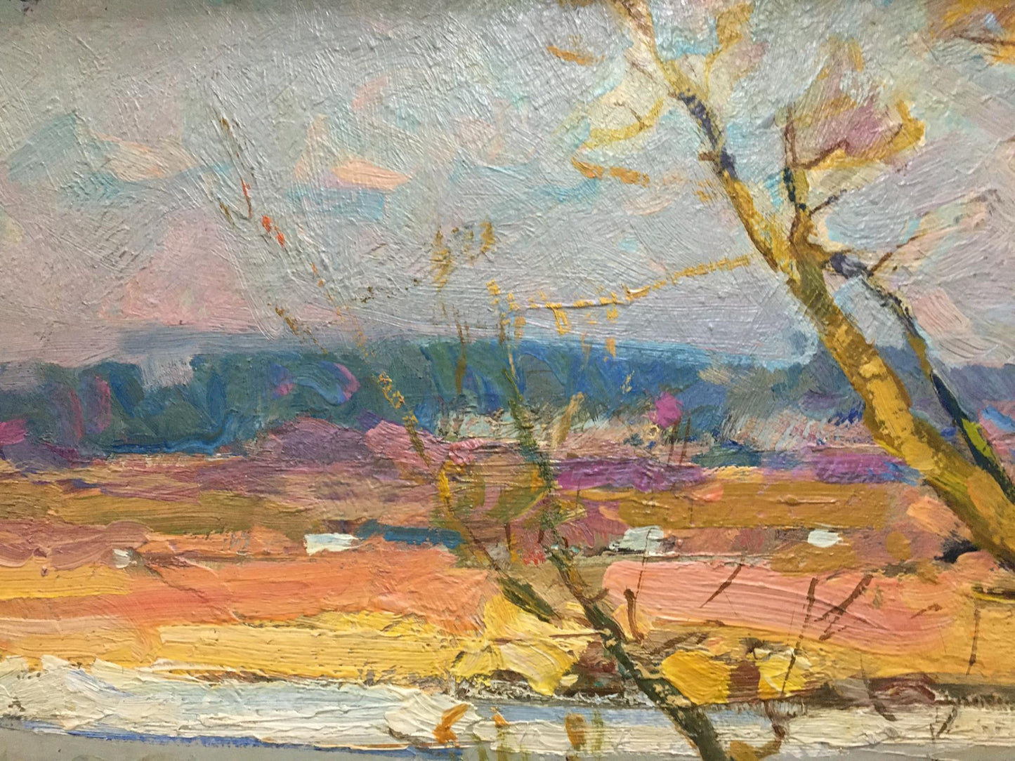 Oil painting Early winter by Zakharov Fedor Zakharovich