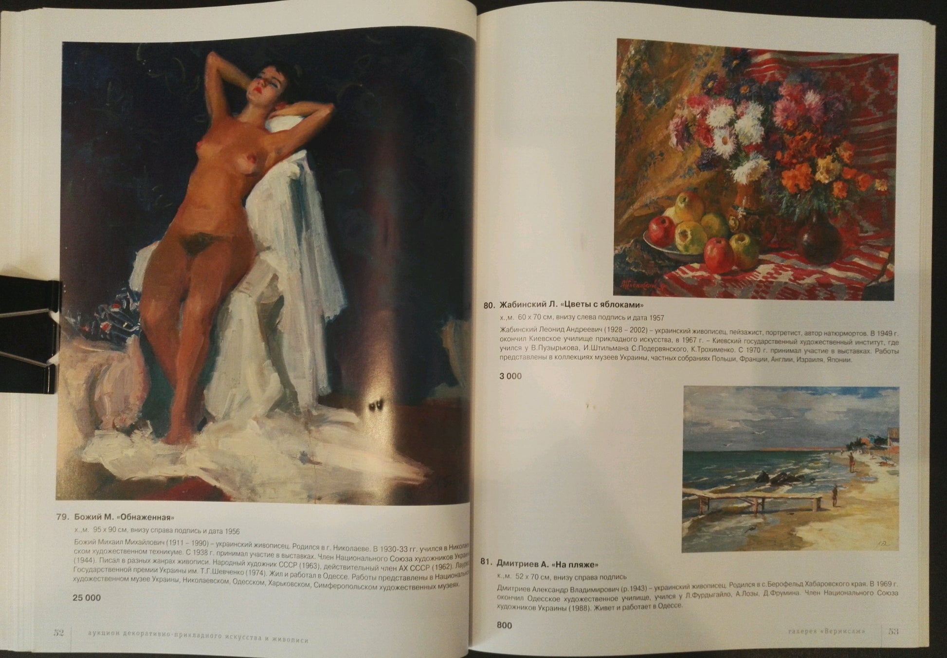 Vintage nude female oil painting by Dmitriev Alexander Vladimirovich, sea shore