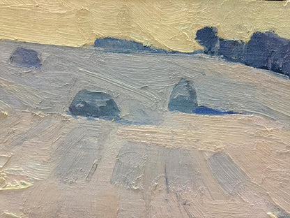 Oil painting Steppe in winter by Potapenko Andrey Ilyich