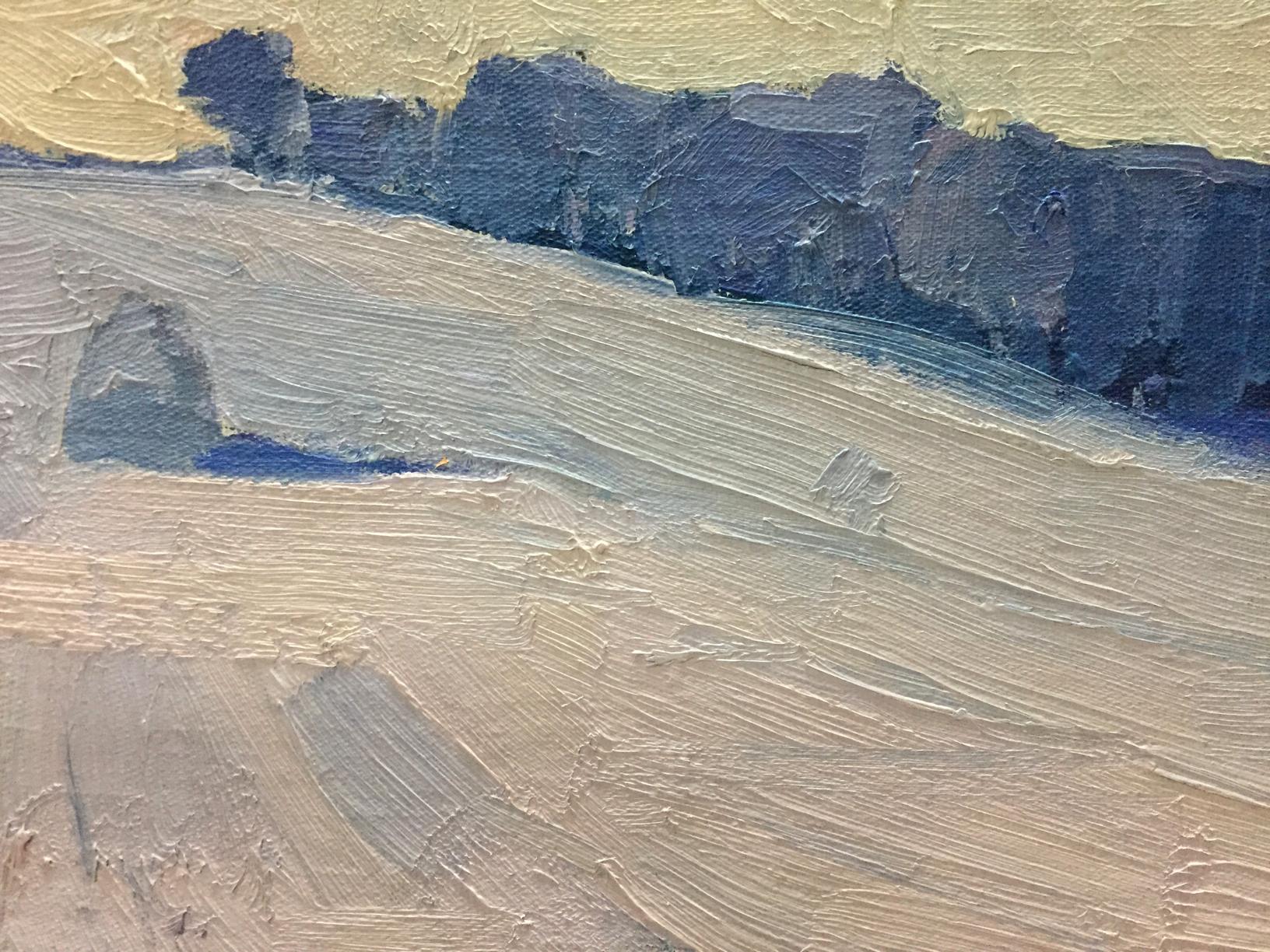 Oil painting Steppe in winter by Potapenko Andrey Ilyich