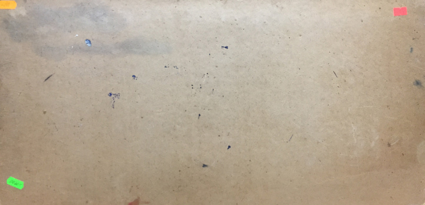 Beige textured oil painting back by Konstantin Ivanovich Pokulity