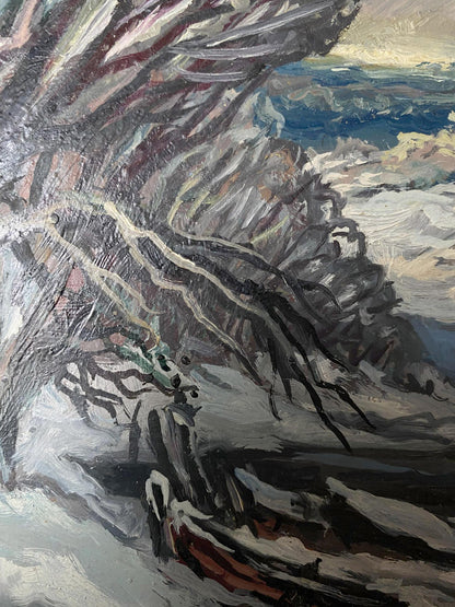 oil forest art
