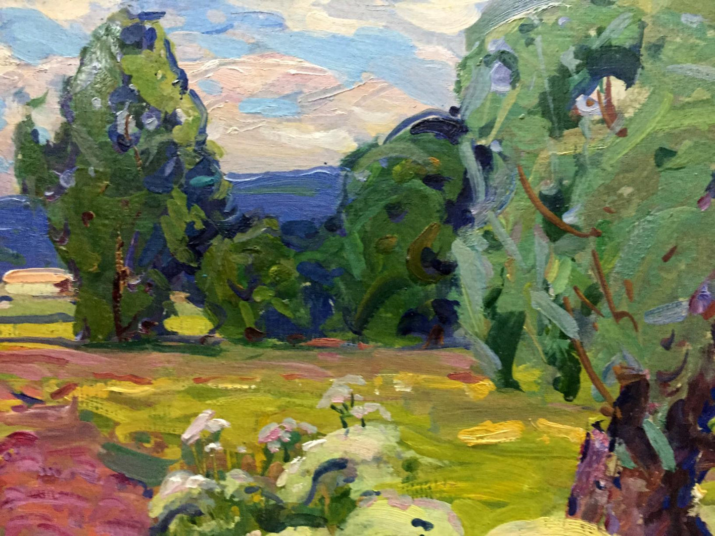 Vibrant Path to the Forest oil painting by Georgy Sergeevich Kolosovsky