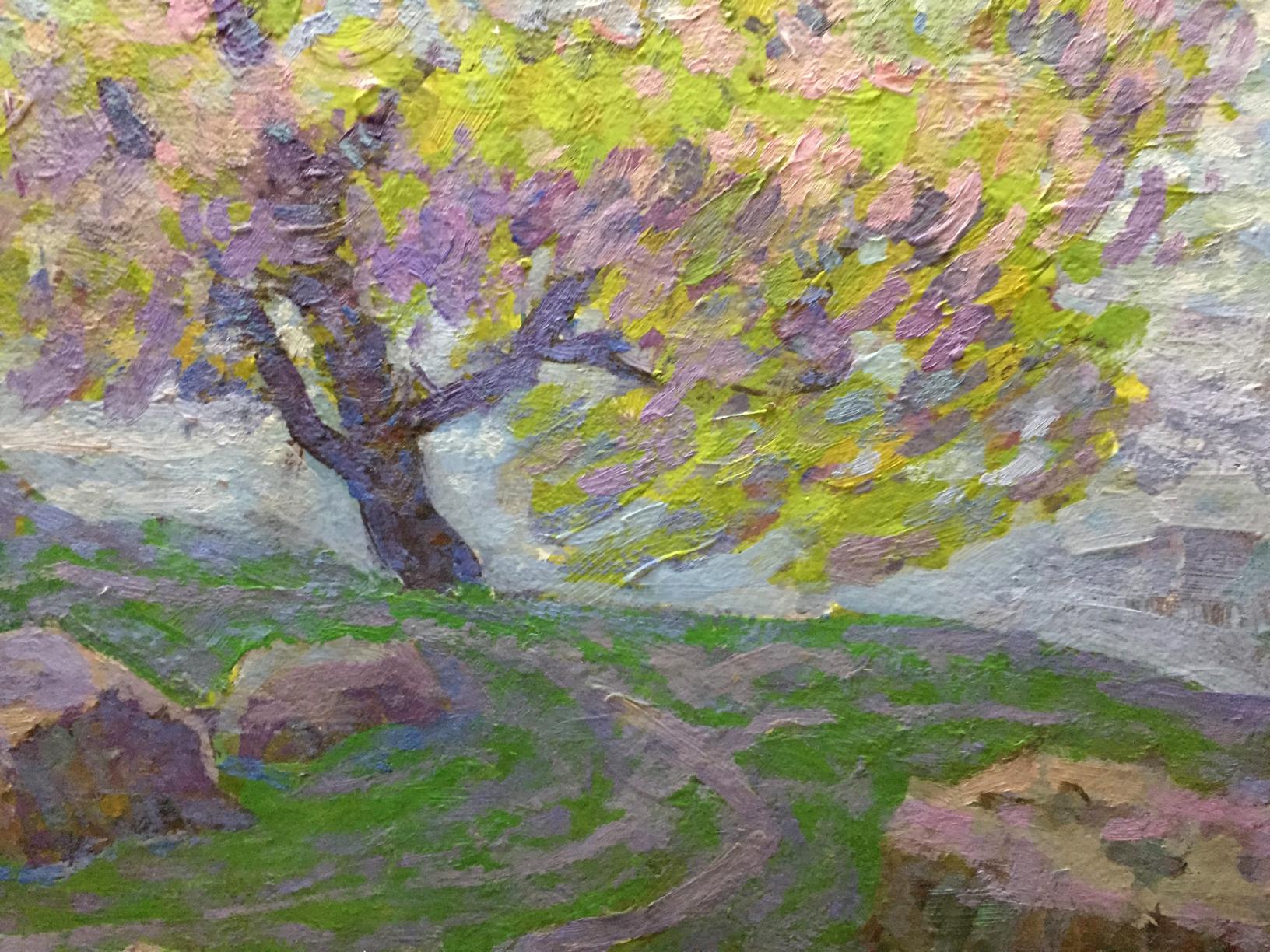 Oil painting Spring in Kherson region by Grigory Savelievich Ruban