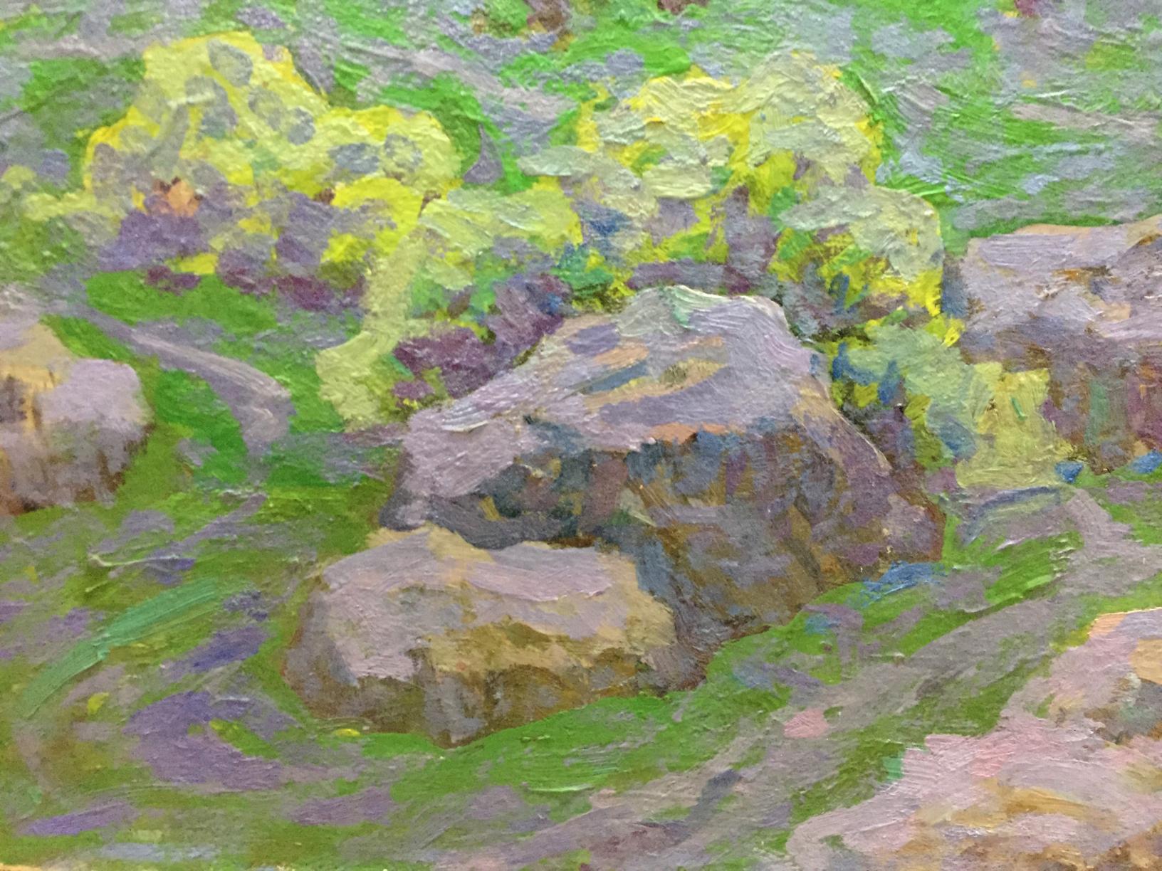 Oil painting Spring in Kherson region by Grigory Savelievich Ruban