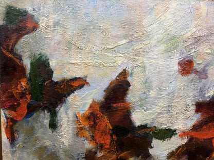 Abstract oil painting Sentiment by Zhurakovsky Victor Petrovich, earthy tones