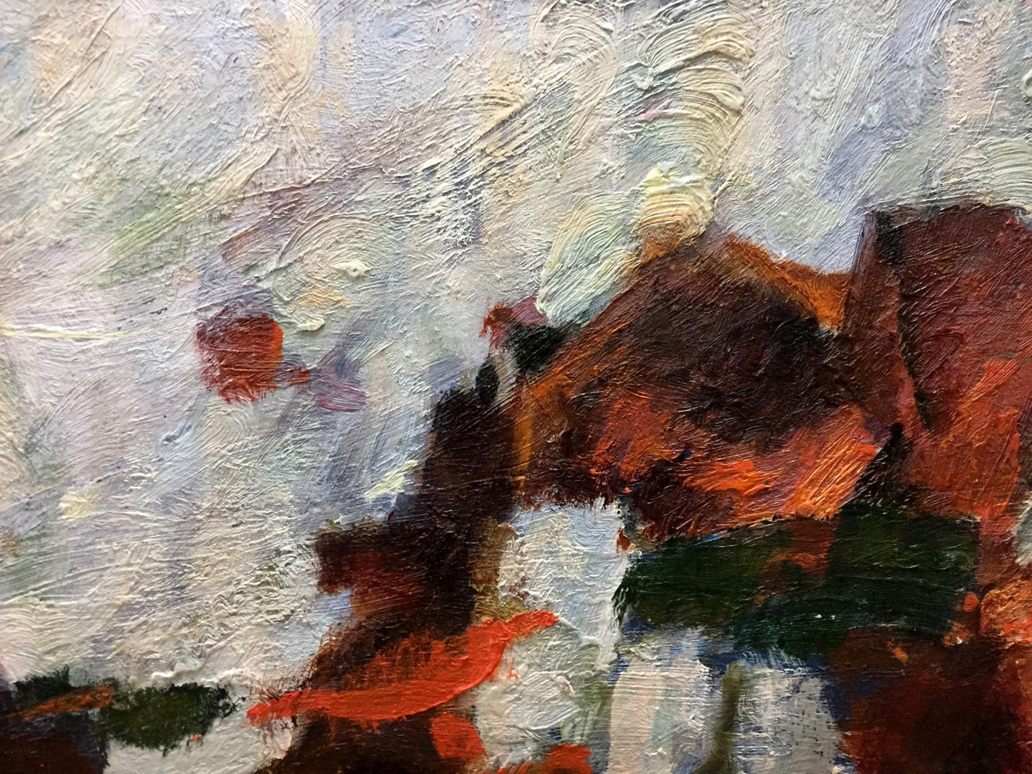Abstract oil painting Sentiment by Zhurakovsky Victor Petrovich