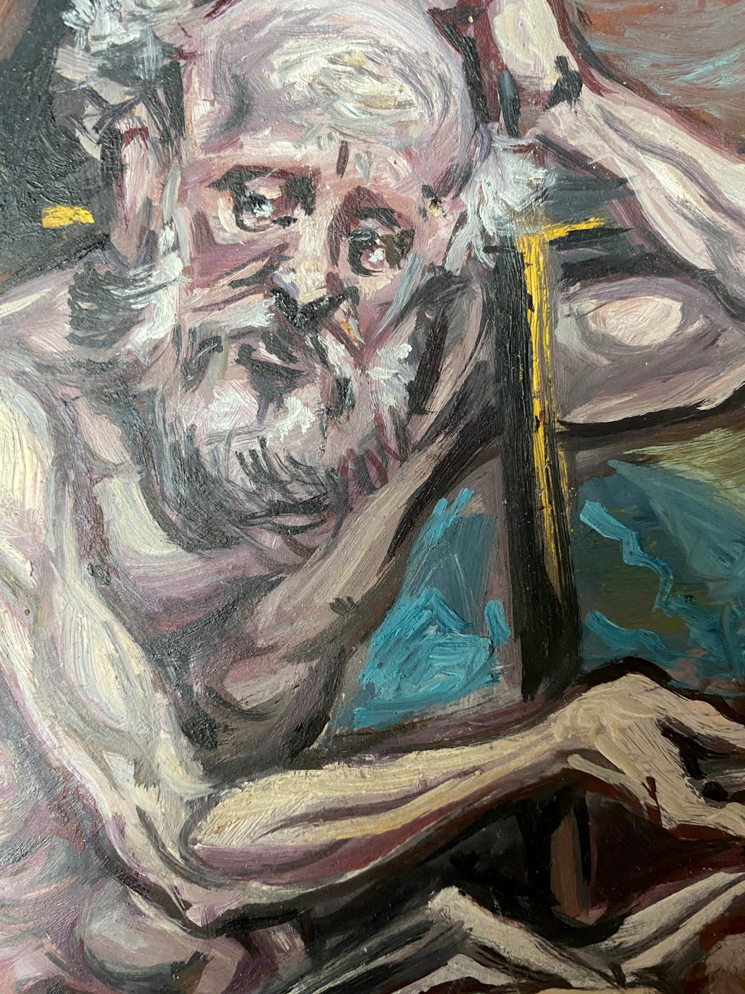 oil portrait man