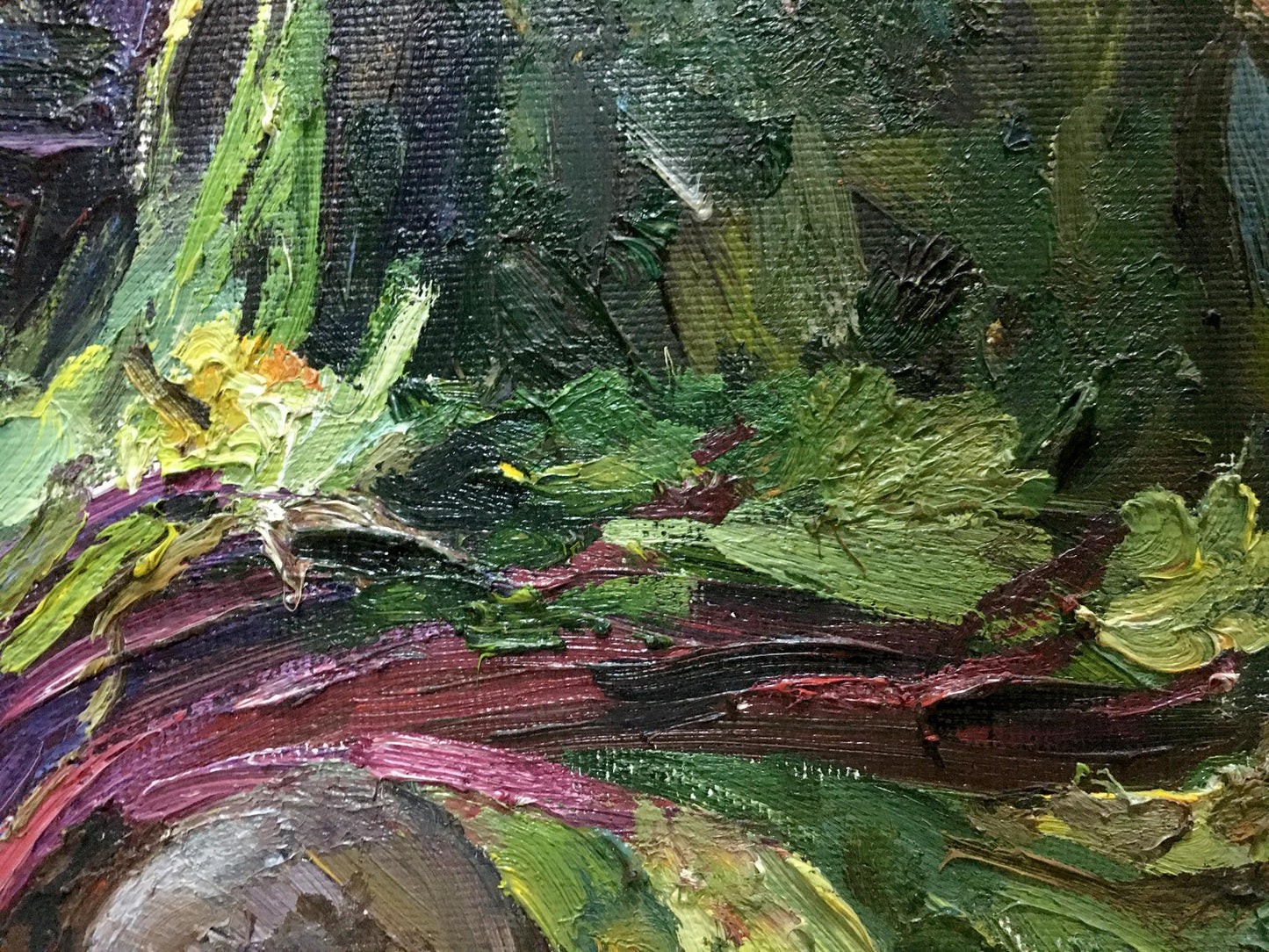 Vibrant impressionist oil painting Autumn by Zhezher Anatoly Mikhailovich