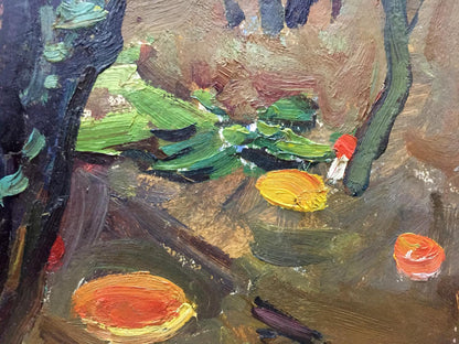 Oil painting Mushroom glade by Moses Faybovich Gantman