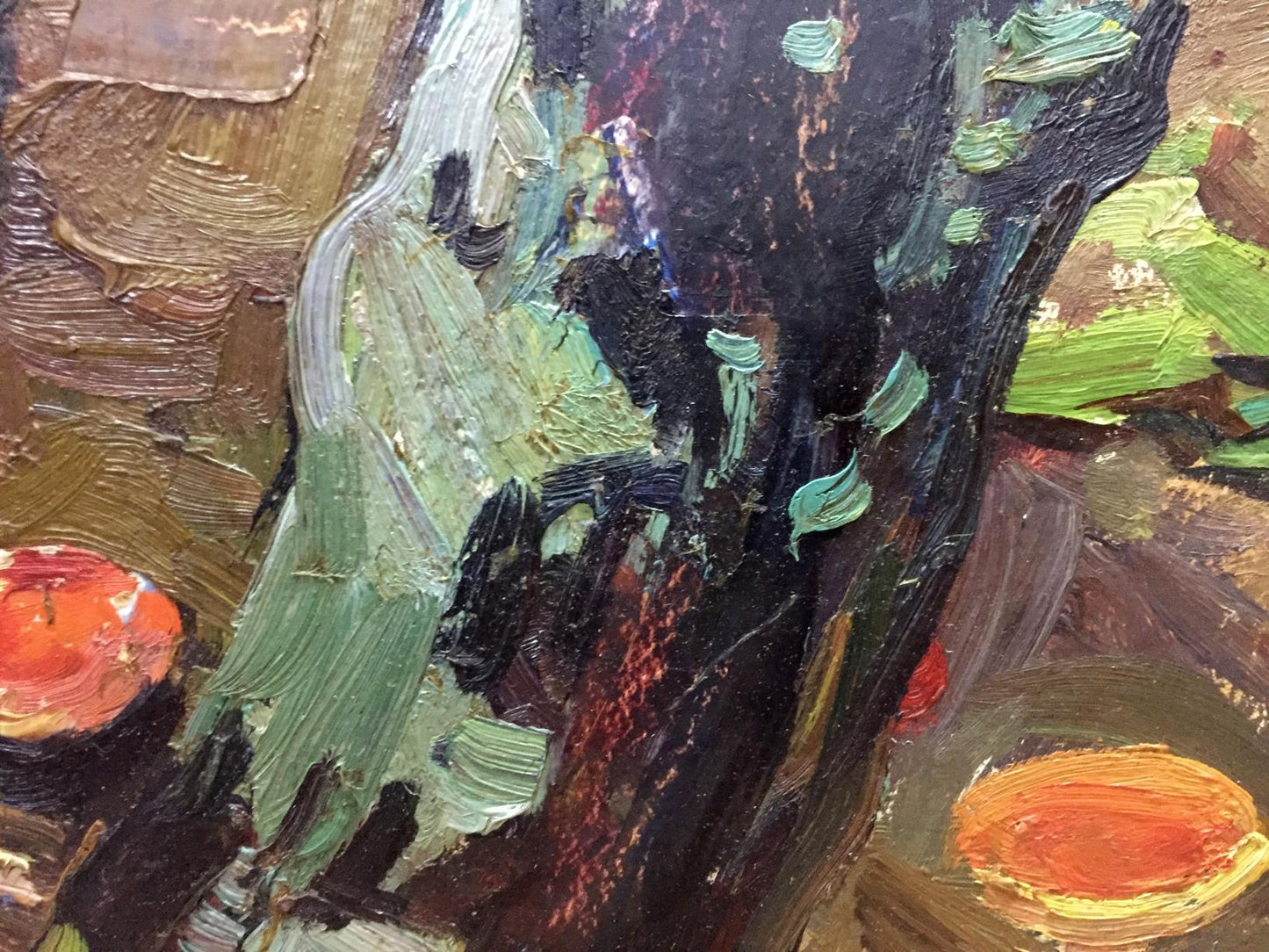 Oil painting Mushroom glade by Moses Faybovich Gantman