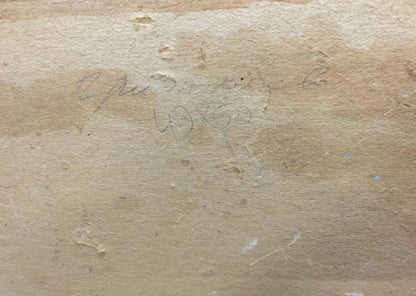 Back of Grigoryev Sergey Alekseevich oil painting Fishing on faded beige paper