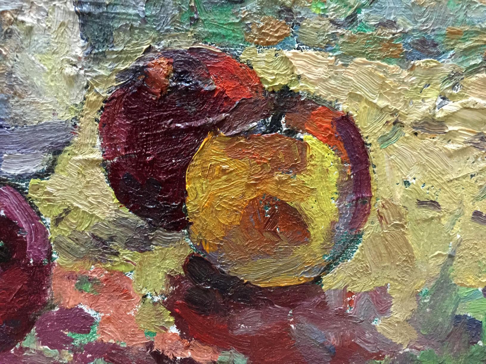 Oil painting of two plums by Bezugly Danilo Ivanovich