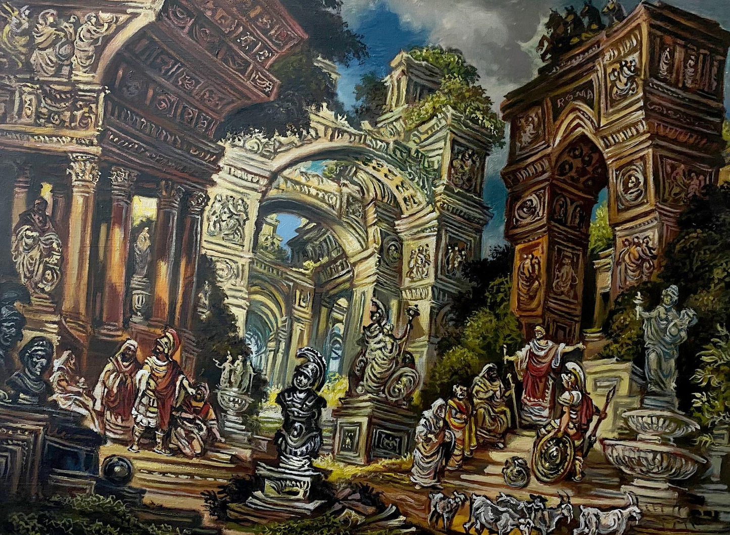 Oil painting In Rome buy
