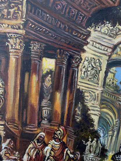 city painting art
