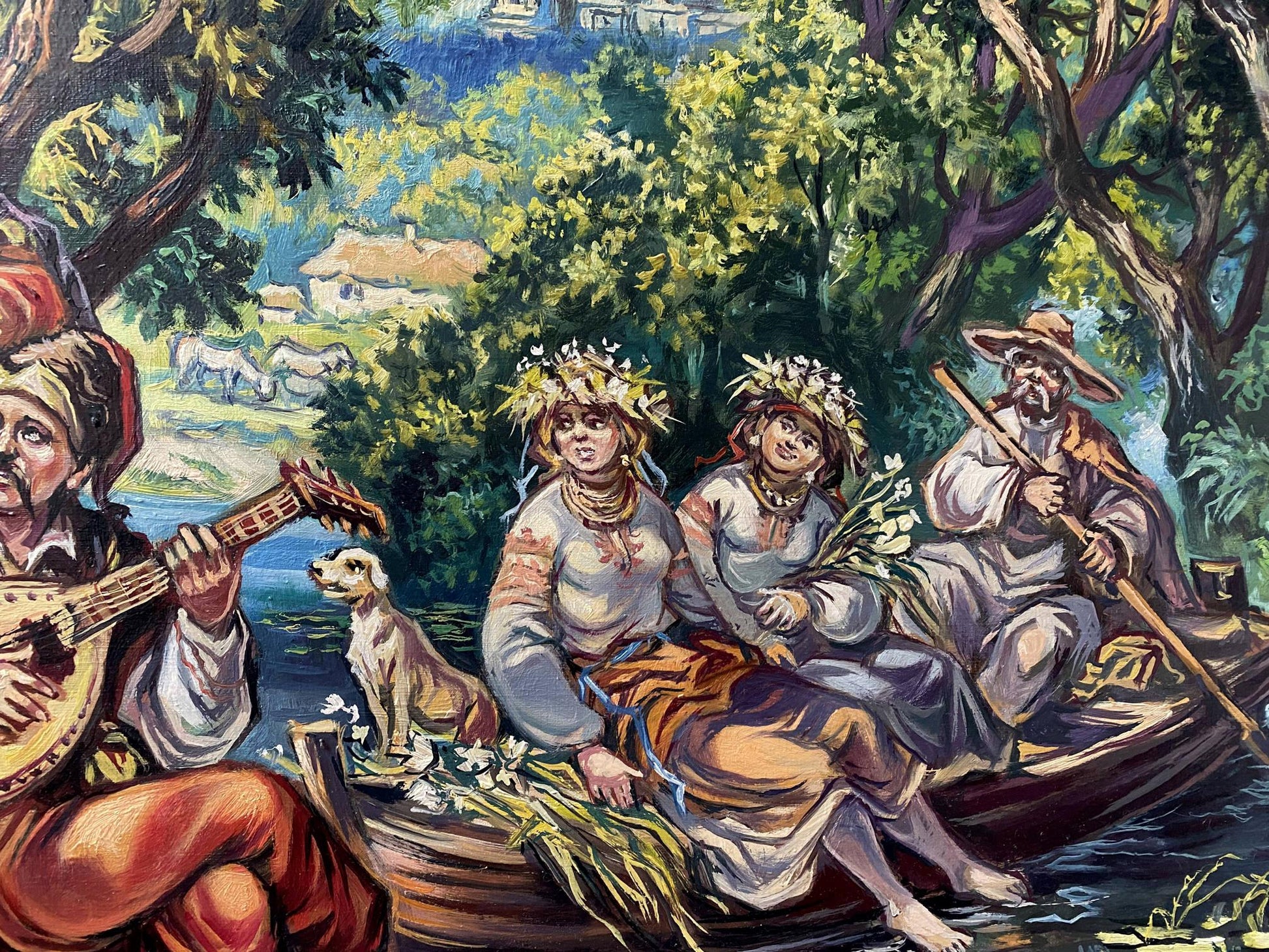 oil nature painting