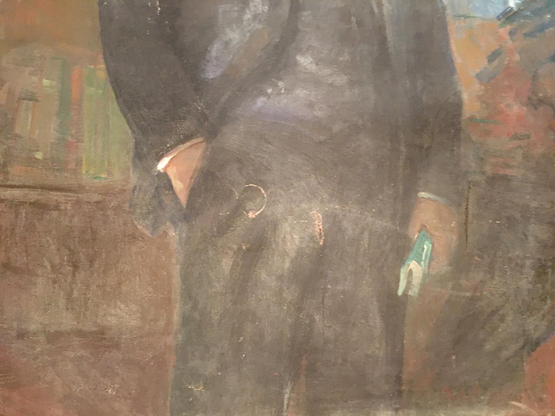 The iconic figure of Lenin comes to life in Tsvetkova V. P.'s oil painting