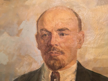 Oil painting portrait of Lenin by Dzhus Lyudmila Timofeyevna