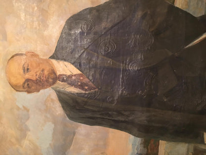 Oil painting portrait of Lenin by Dzhus Lyudmila Timofeyevna