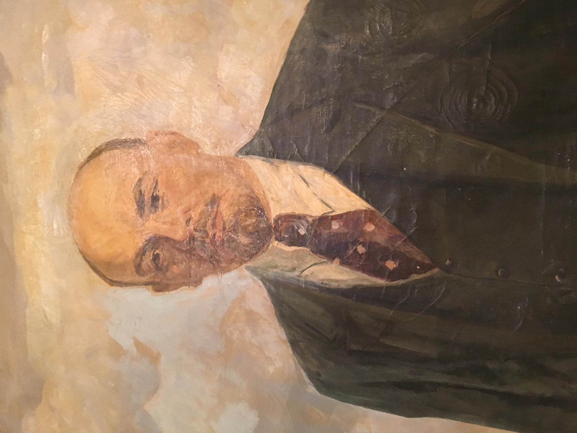 Oil painting portrait of Lenin by Dzhus Lyudmila Timofeyevna