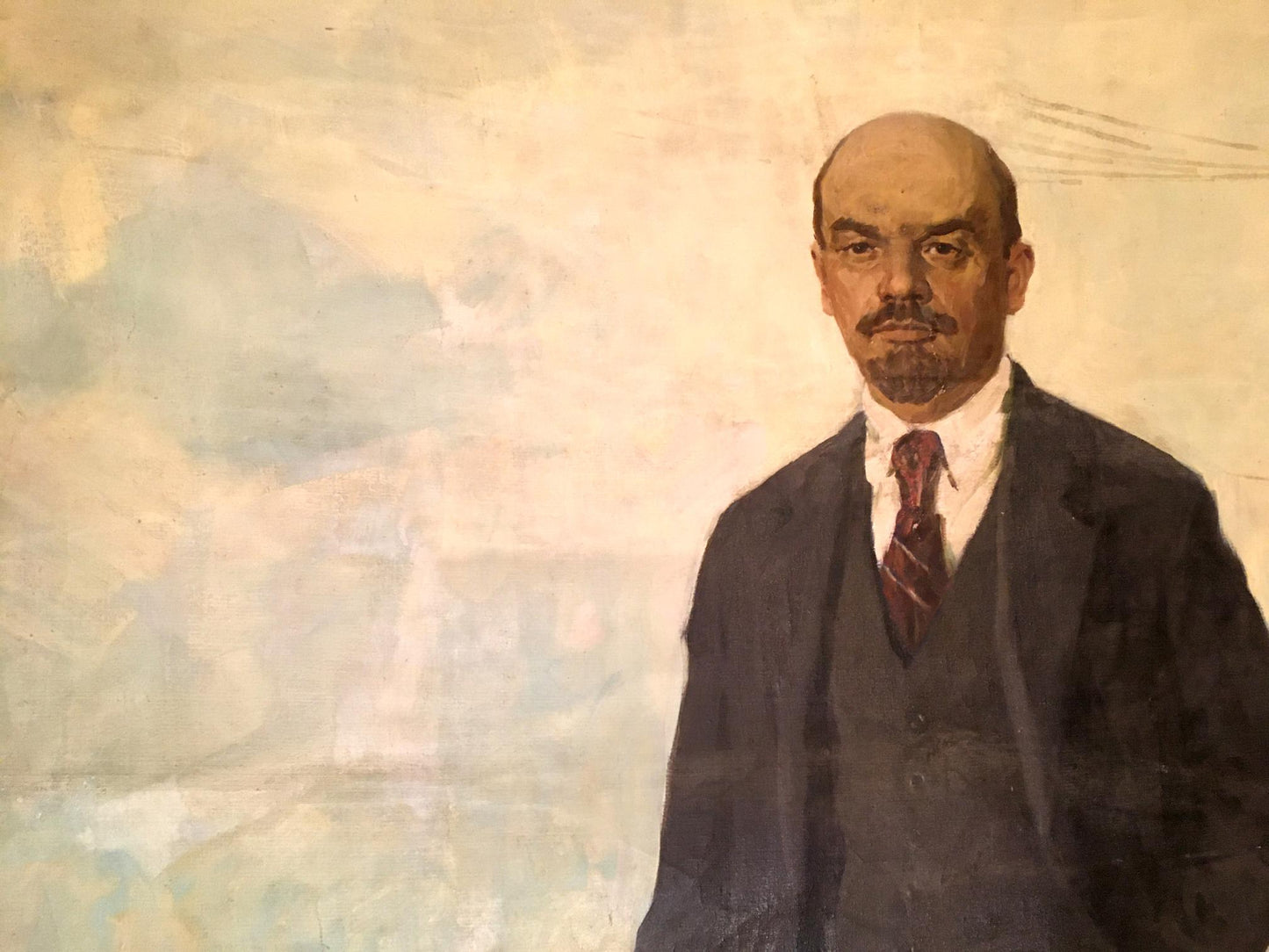 Oil painting portrait of Lenin by Soroka Arkady Vasilievich