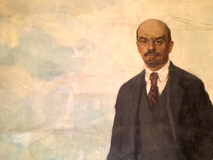 Oil painting portrait of Lenin by Soroka Arkady Vasilievich