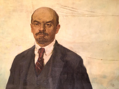 Oil painting portrait of Lenin by Soroka Arkady Vasilievich