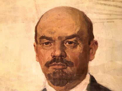 Oil painting portrait of Lenin by Soroka Arkady Vasilievich