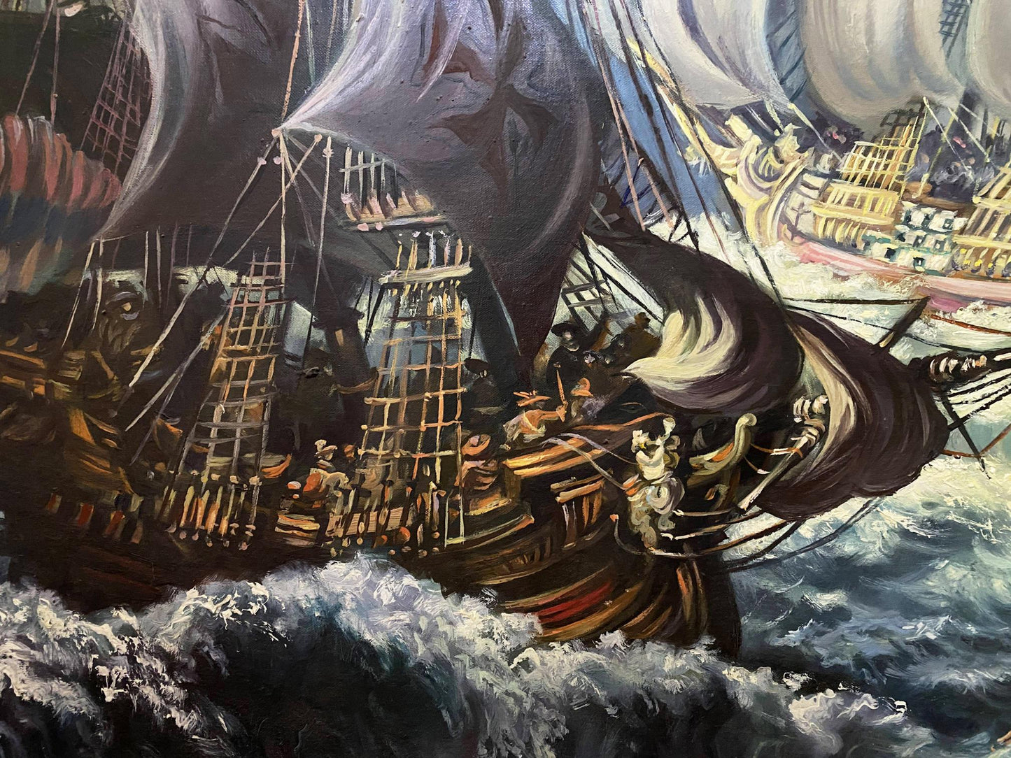 oil ships landscape