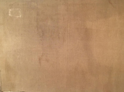 Beige textured wall behind Serov oil painting Party of Lenin