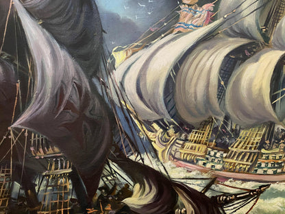 oil ships painting