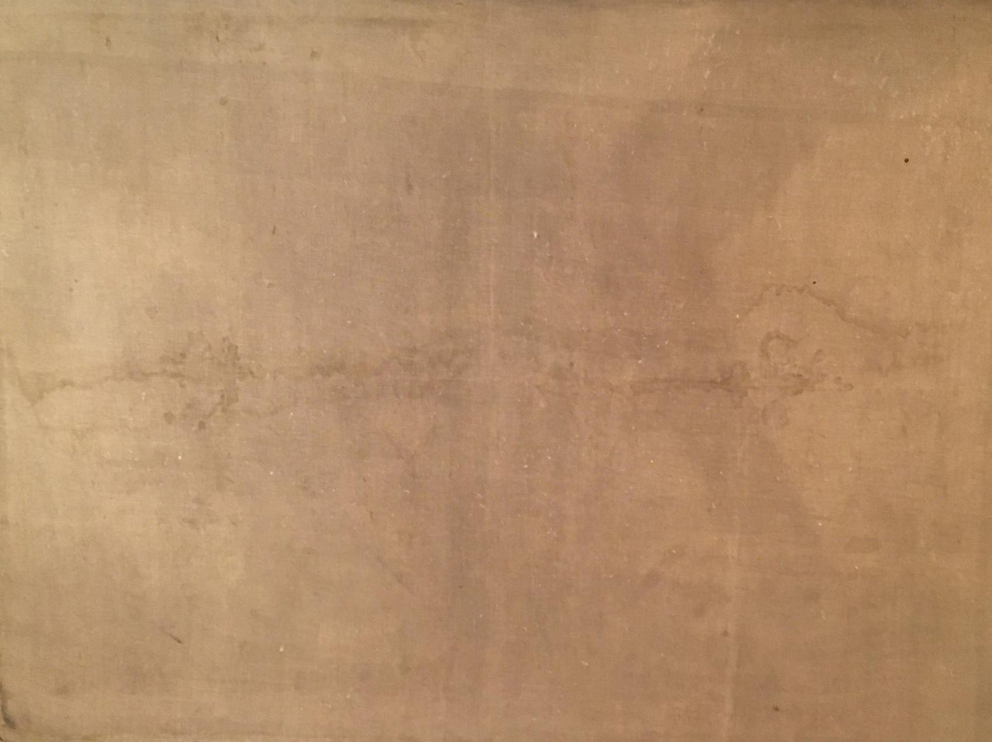 Weathered beige paper back of Oil painting Performance Daniil Bednoshey