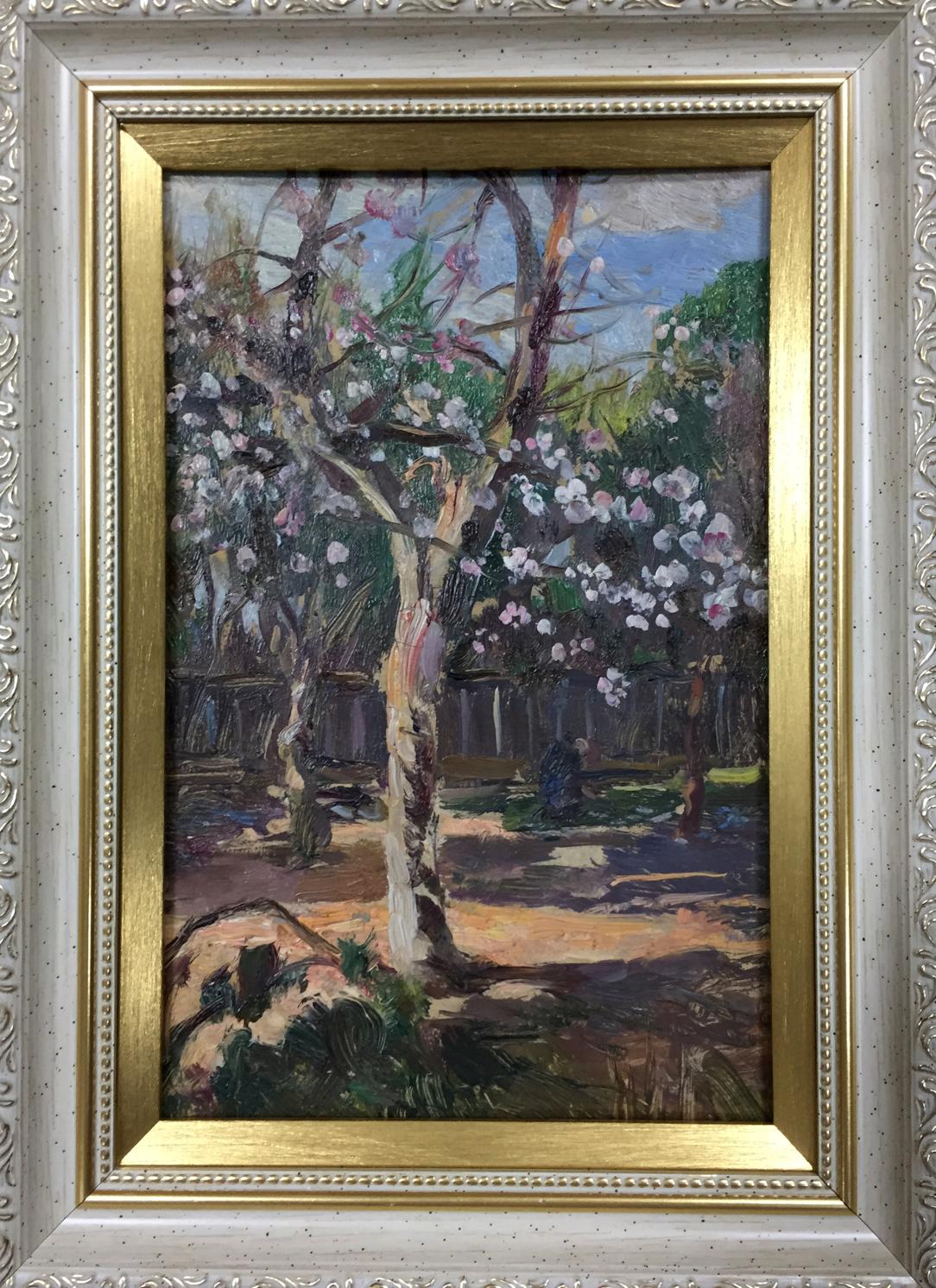 Oil painting Front garden Yakovlev B. N.
