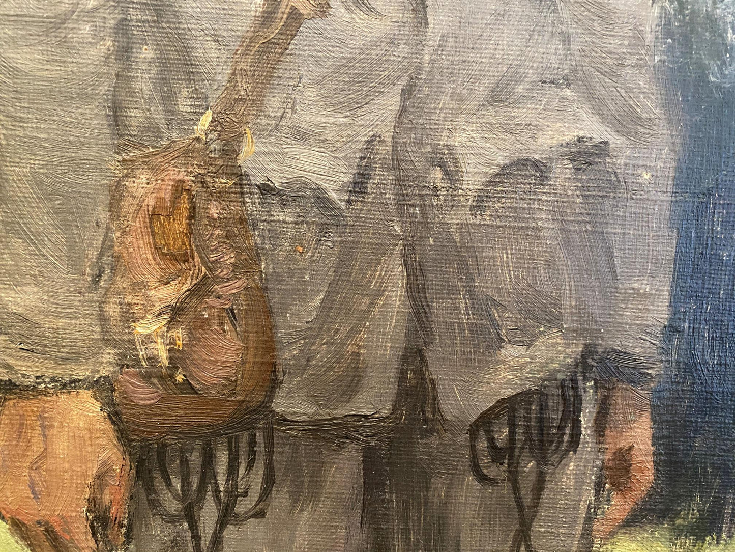 Oil painting of Hungarian soldier by Ivan Alekseevich Vladimirov