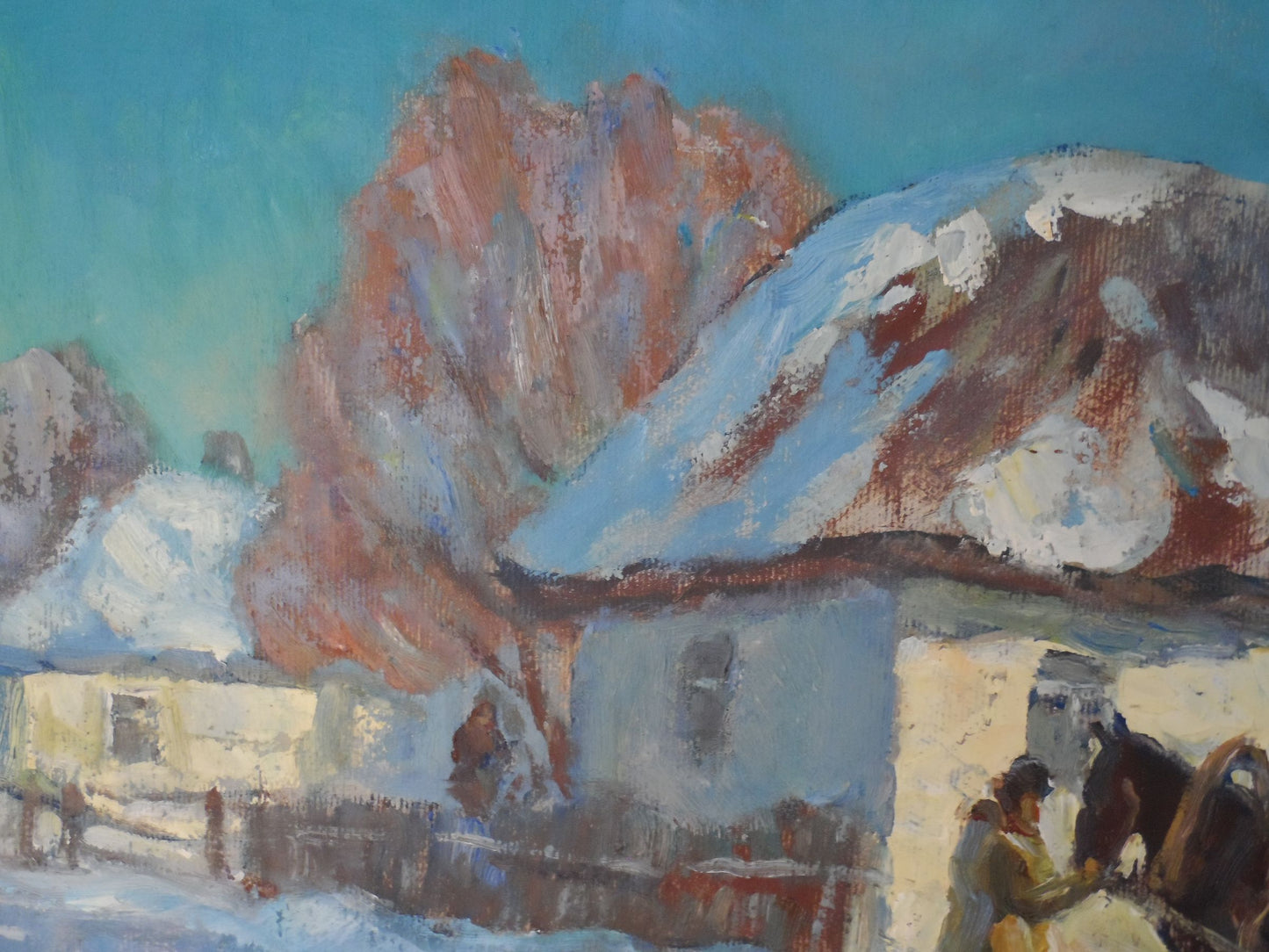 Oil Painting Spring Nature Landscape 