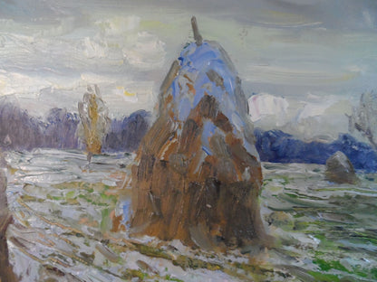 Oil painting Stacks