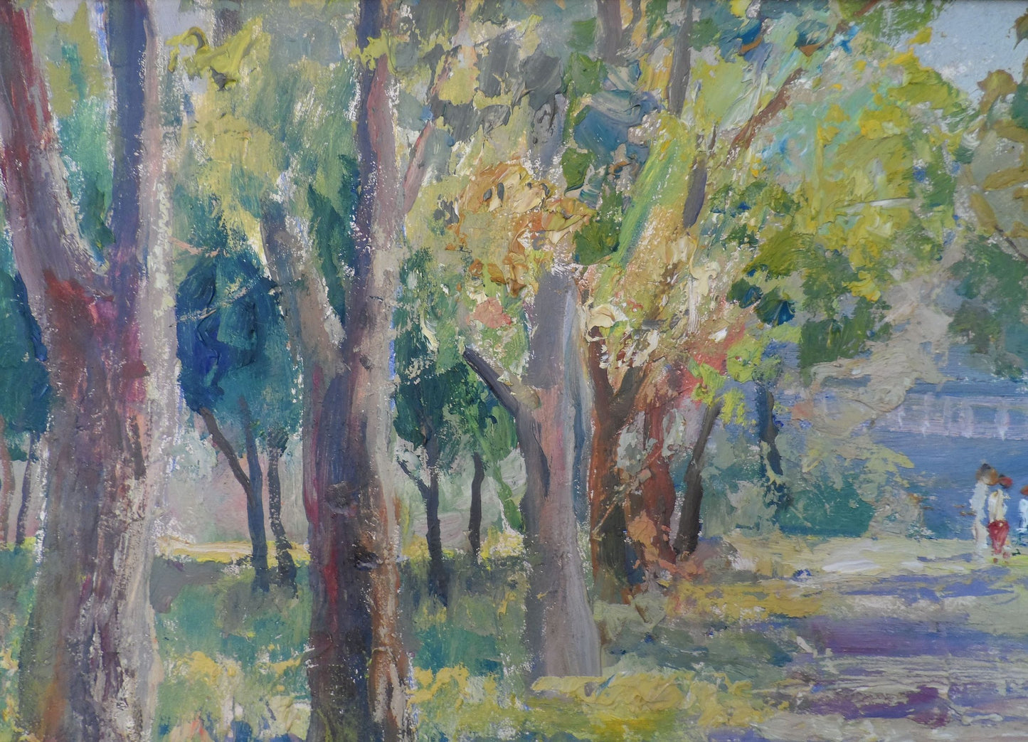 Oil Painting Summer Nature Landscape 