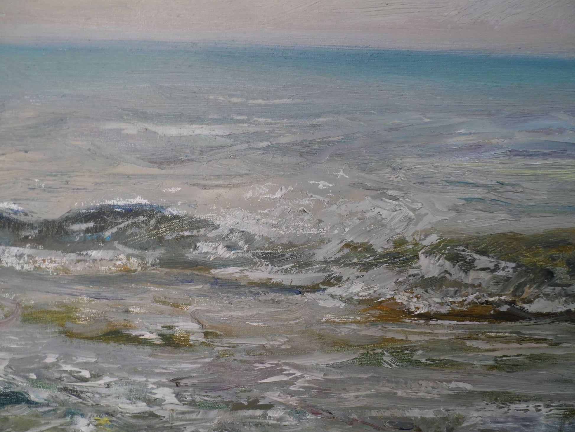 Oil Painting Sea Nature Landscape 