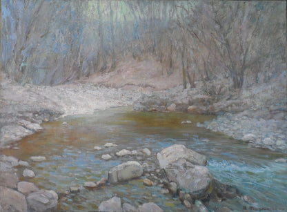Oil painting C.n spring Mishurovsky V. V.