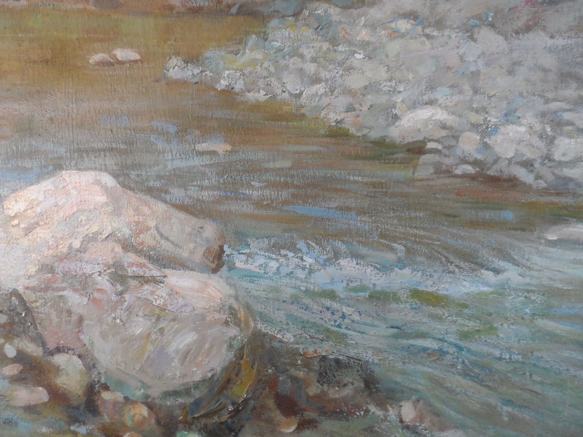 Oil Painting Spring Nature Landscape 