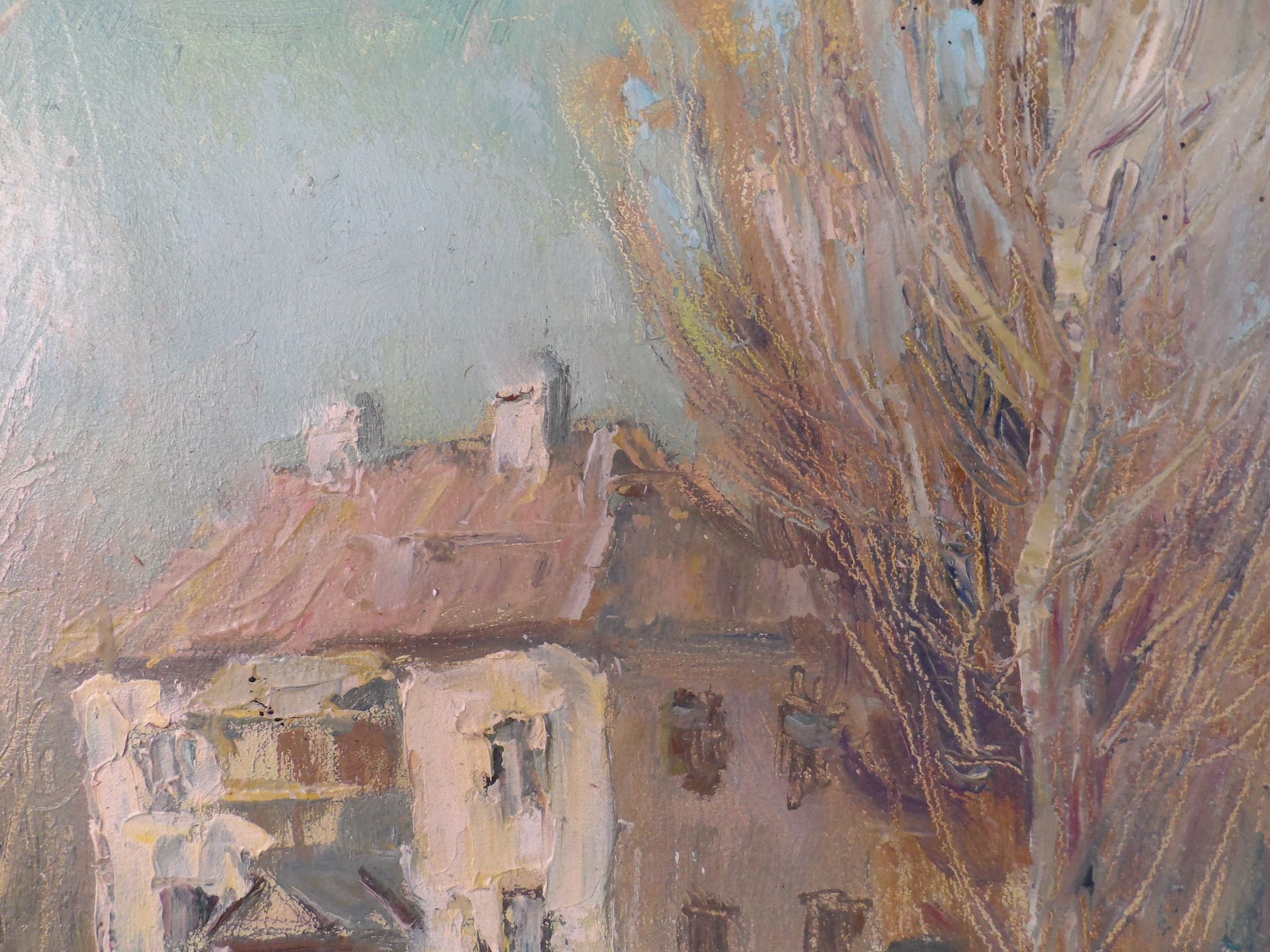 Oil Painting Spring Nature Landscape 