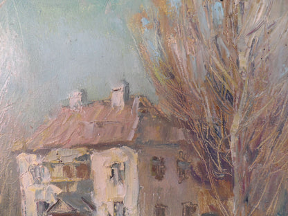 Oil Painting Spring Nature Landscape 
